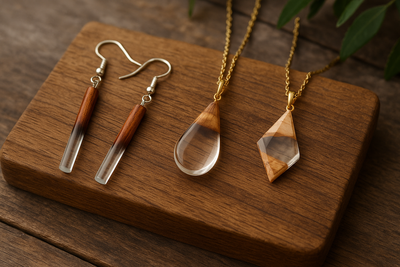 Bijoux en bois et résine : le mariage parfait entre nature et modernité