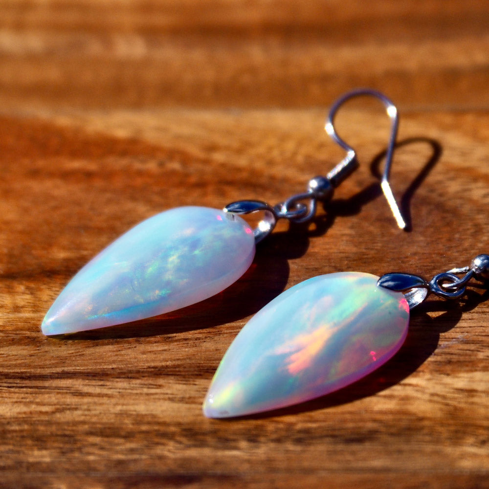 Boucles d'oreilles Terre D'opala - Gouttes