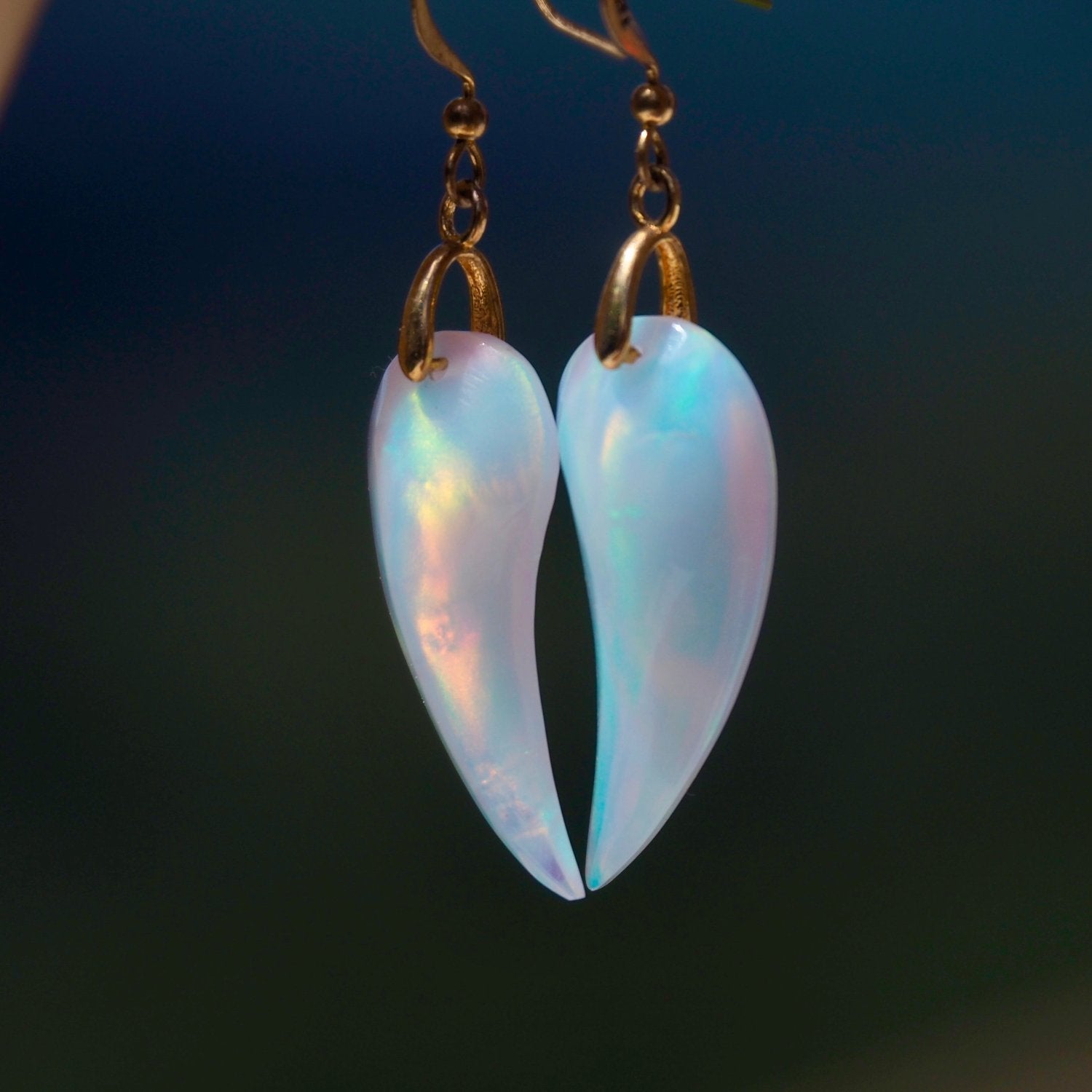 Boucles d'oreilles Terre D'opala - Eclat