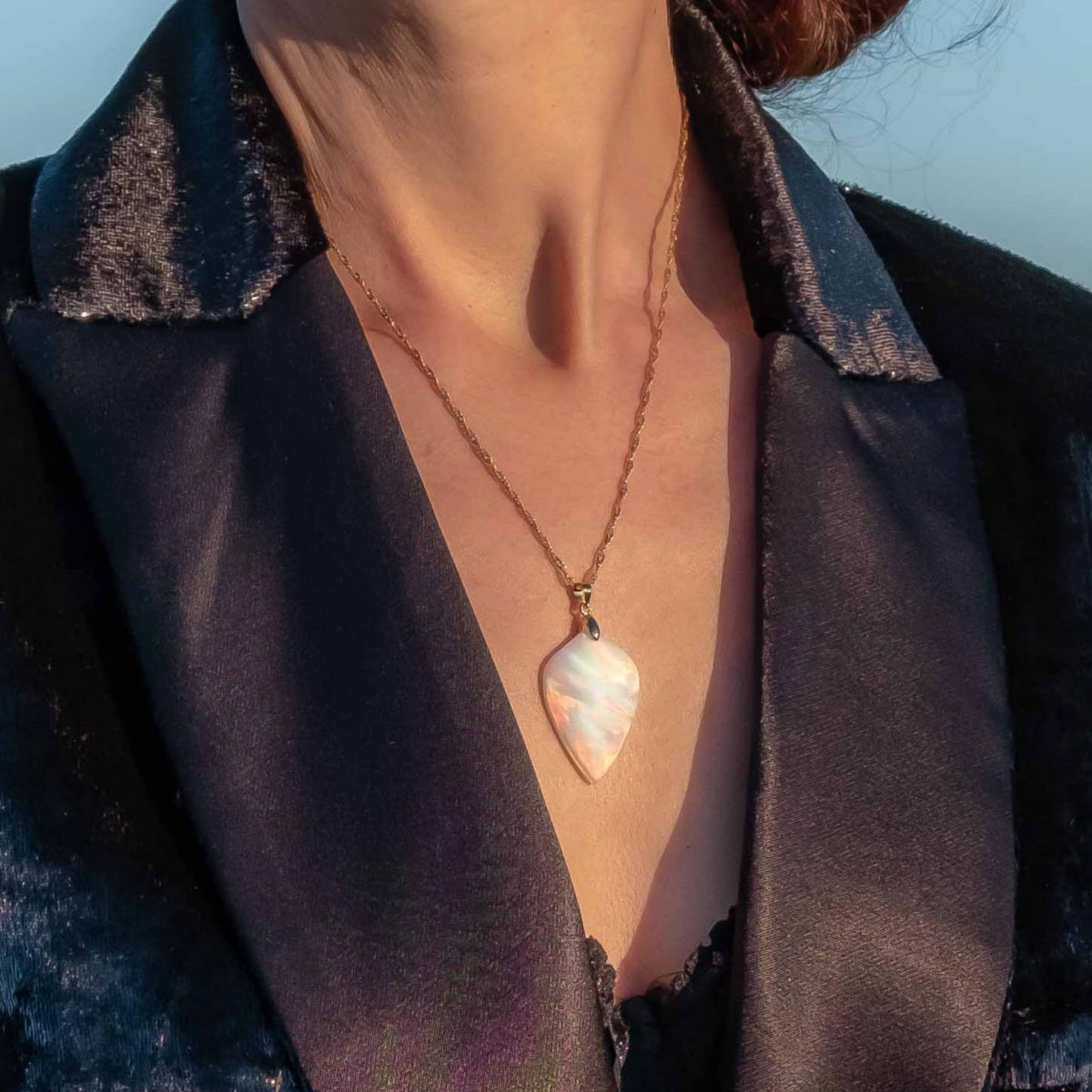 Pendentif Terre D'opala - Anahata