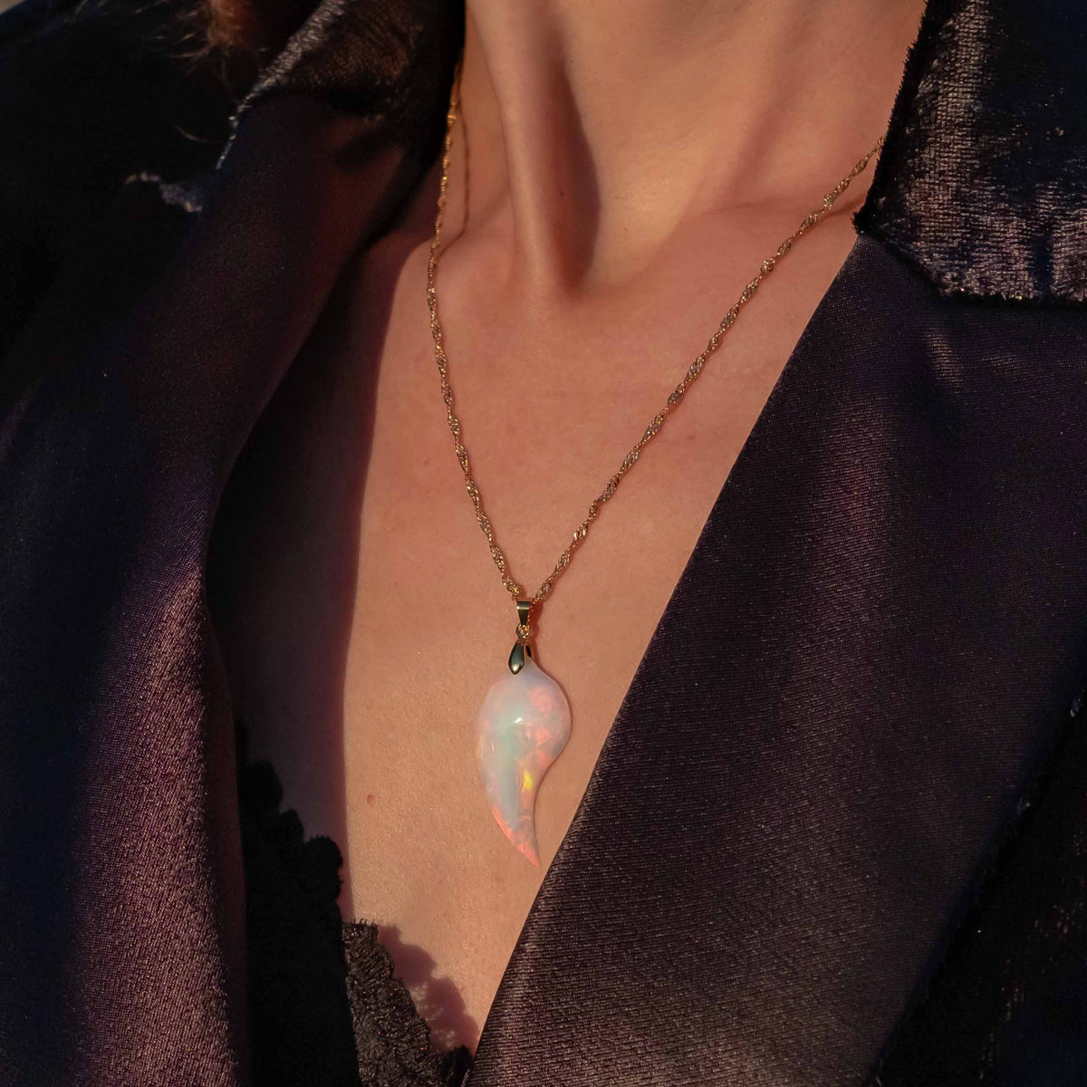 Pendentif Terre D'opala - Eclat