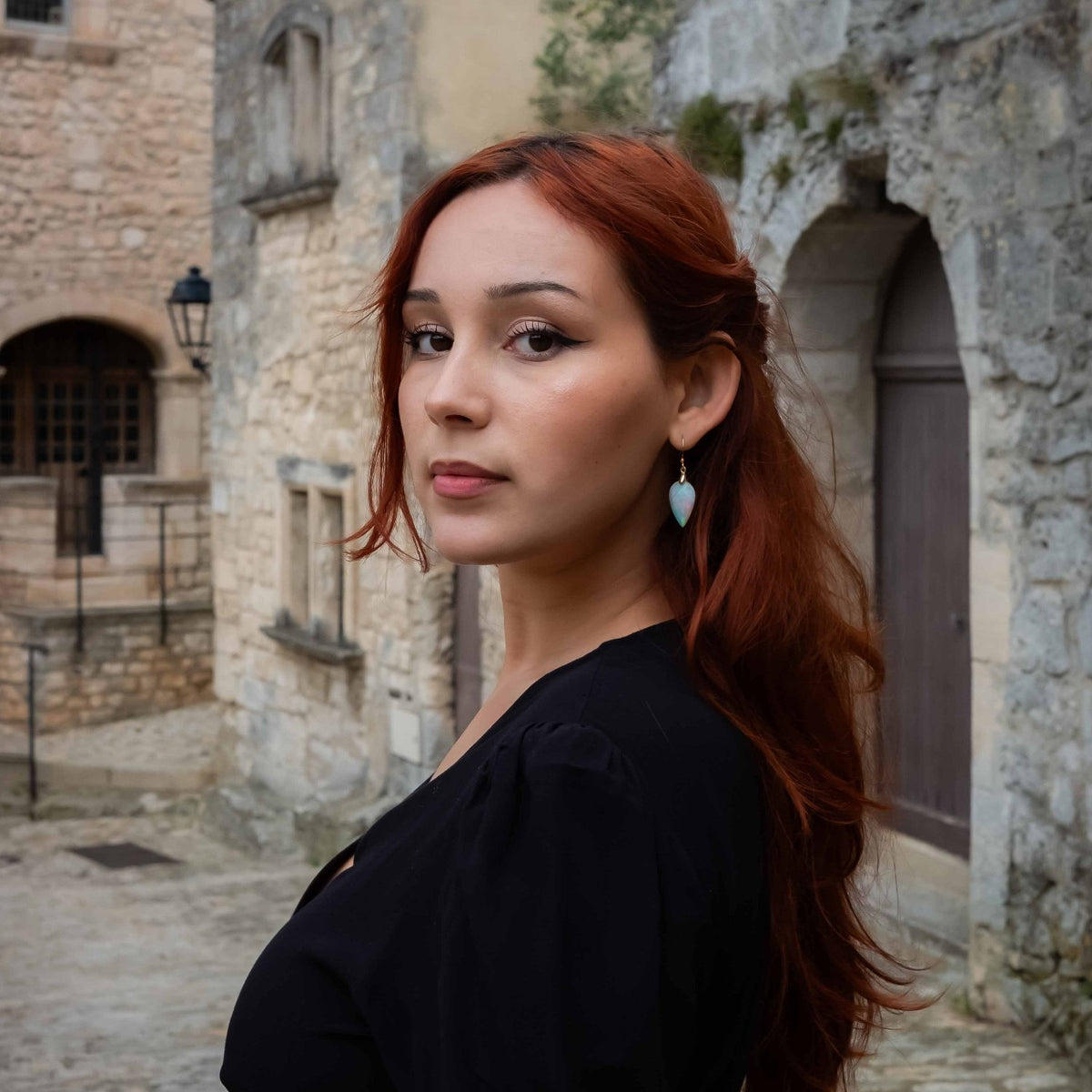 Boucles d'oreilles Terre D'opala - Gouttes