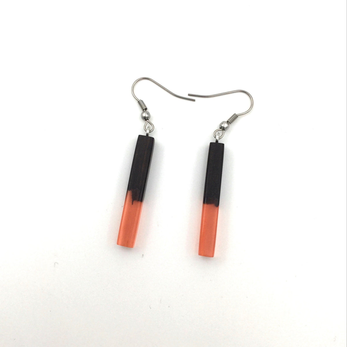 Pièce unique #027 - Boucles d'oreilles en Ebène