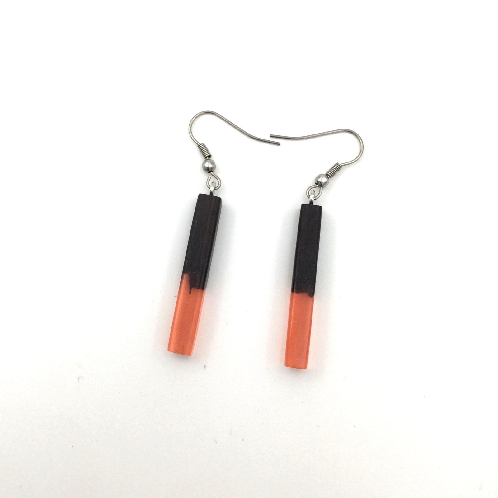 Pièce unique #027 - Boucles d'oreilles en Ebène