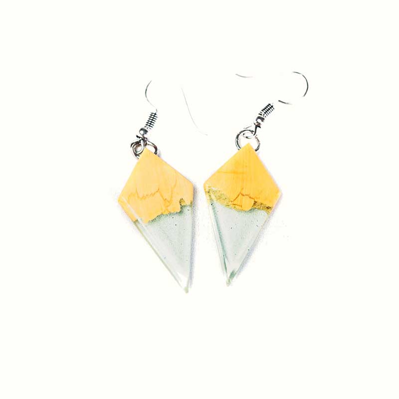 Boucles d'oreilles en bois de buis