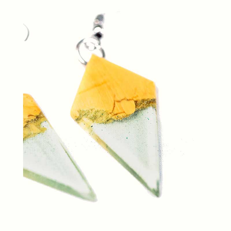 Boucles d'oreilles en bois de buis