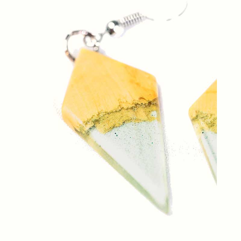 Boucles d'oreilles en bois de buis