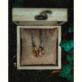 Boucles d'oreilles en bois d’olivier