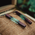Boucles d'oreilles en bois d’amarante