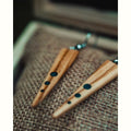 Boucles d'oreilles en bois d'olivier