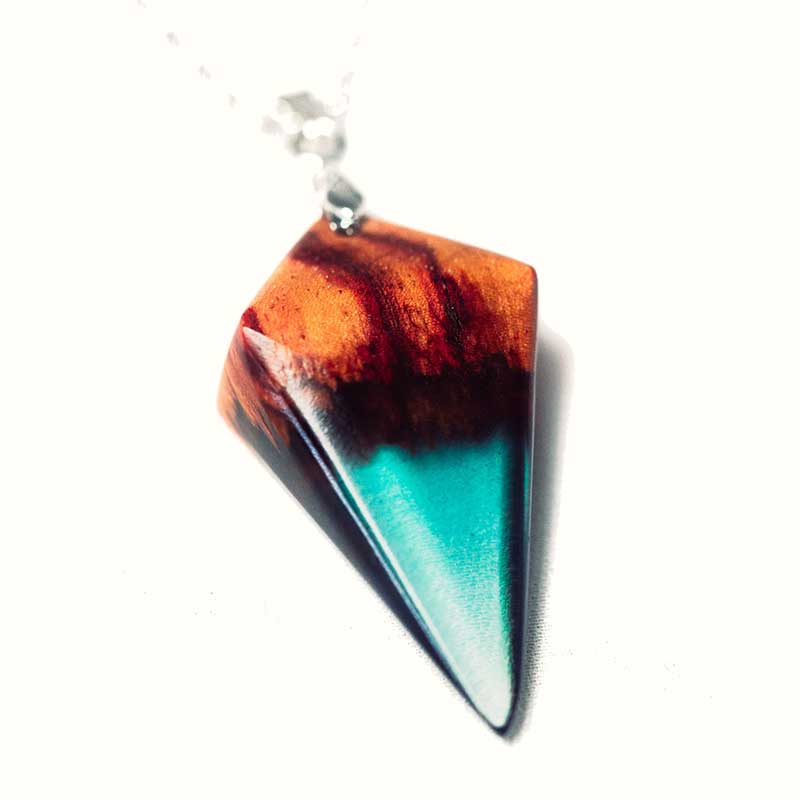 Pendentif  en bois de rose