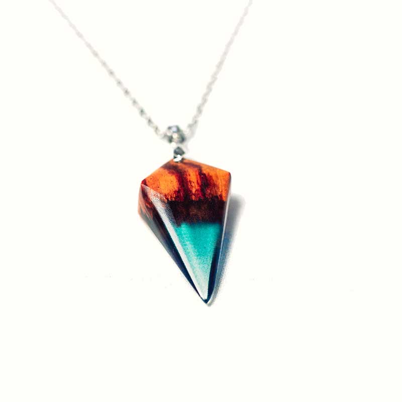 Pendentif  en bois de rose