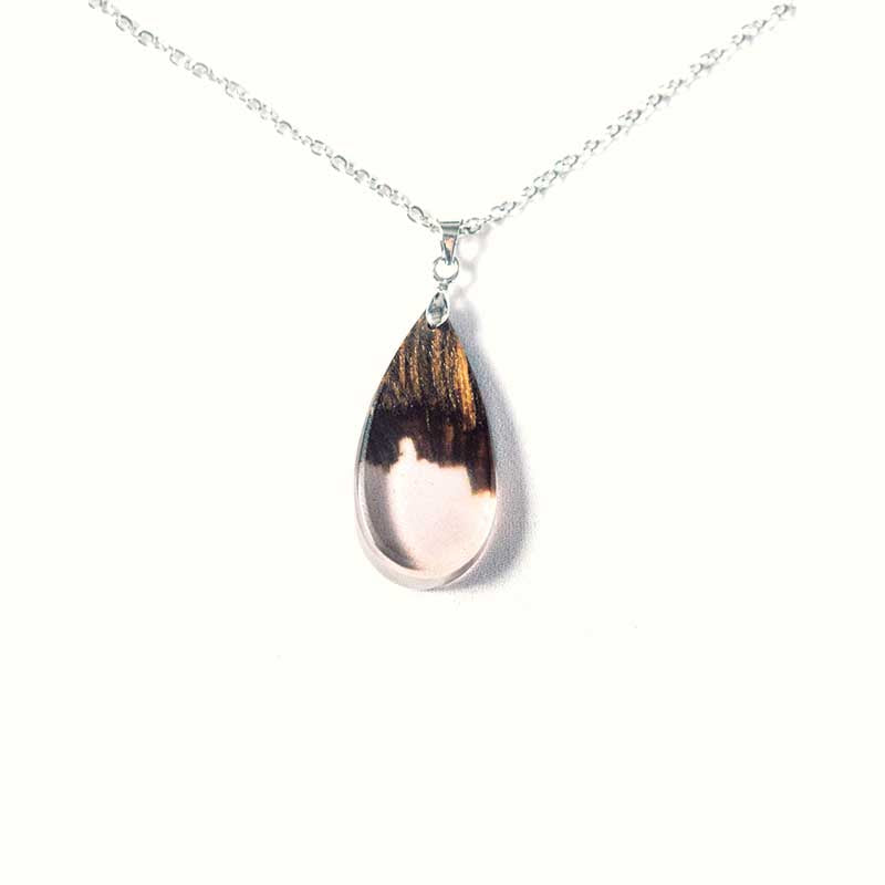 Pendentif en bois de bocote