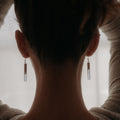 Boucles d'oreilles en bois de rose
