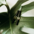 Boucles d'oreilles en bois d'ébène