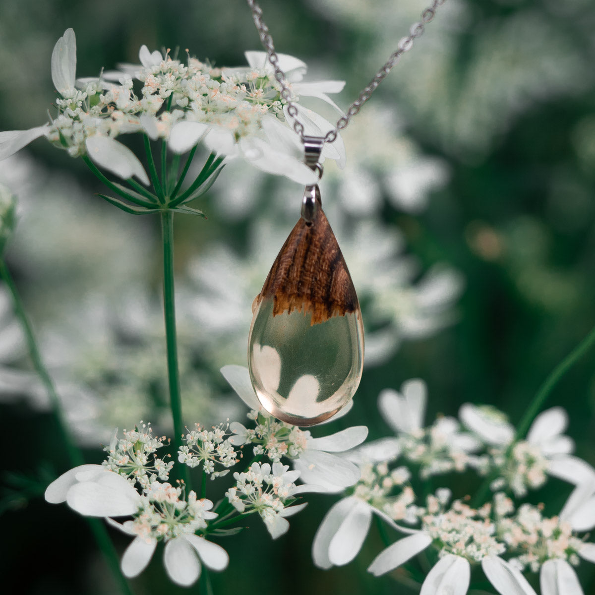 Pendentif en bois de bocote