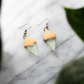 Boucles d'oreilles en bois de buis