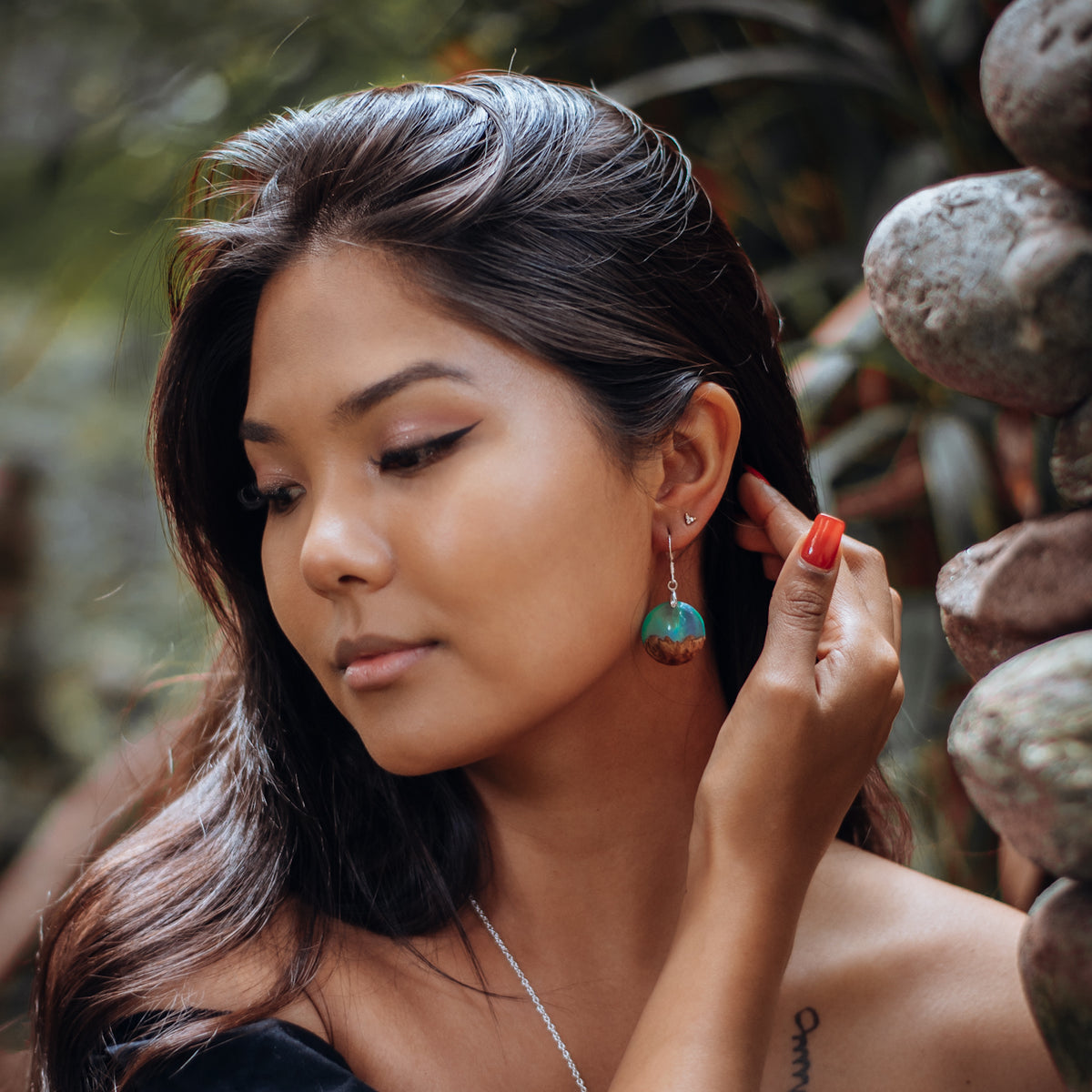 Boucles d'oreilles La Nuit d'Islande